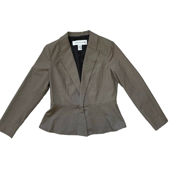 DONCASTER Suit NEW Skirt and Jacket Size 8 Tan Black - Picture 2 of 13